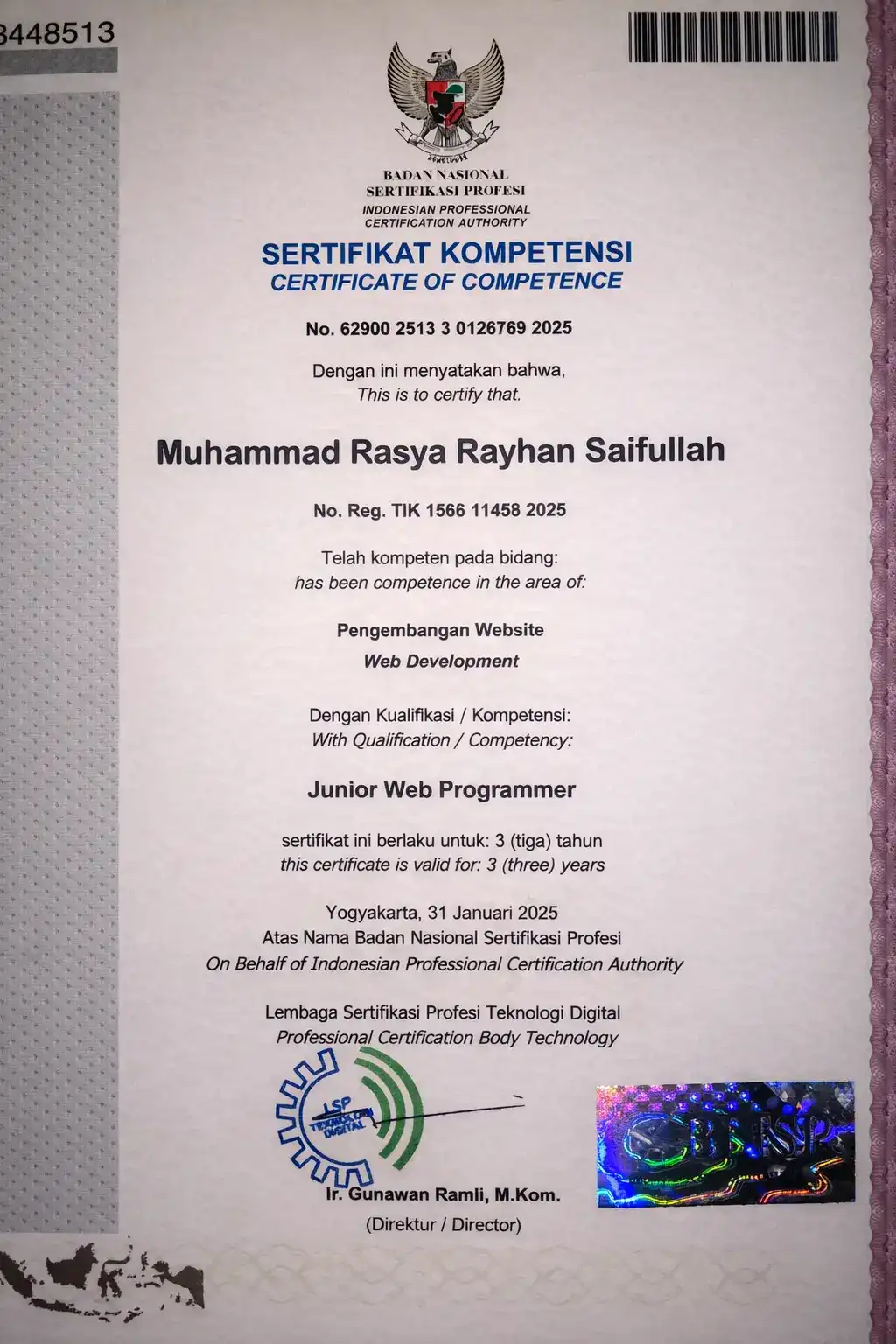 BNSP Professional Certification
