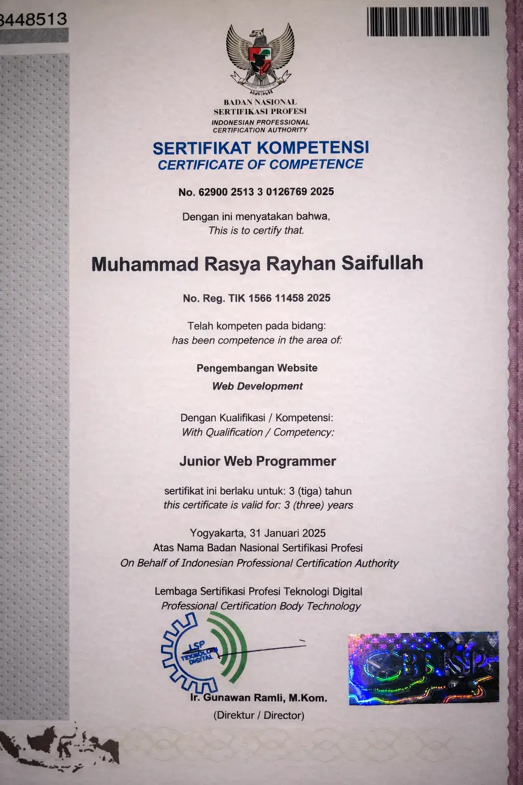 BNSP Professional Certification